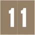 Ames AMNM Label Number 1 (500/Roll)