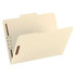 Smead File Folders, Letter Size, Reinforced 1/3-Cut Tab, 2 Fasteners, Manila, 12/Pack
