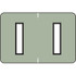 Barkley Alpha Labels Letter I Gray BRAM-I