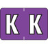 Barkley Alpha Label Packs Letter K Purple BRPK-K