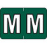 Barkley Alpha Label Packs Letter M Dark Green BRPK-M