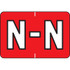 Barkley Alpha Label Packs Letter N Red BRPK-N
