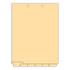 Blank Chart Dividers, Letter Size, Bottom Tab, 150 Sheets/Box
