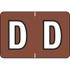 Colwell Labels Jewel Tone Label Letter D