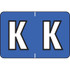 Colwell Labels Jewel Tone Label Letter K