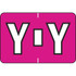 Colwell Labels Jewel Tone Label Letter Y