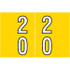 Barkley Numeric Filing Labels, DBKM Series 20-29