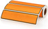 Binder Spine Labels, 1 3/8 H x 5 3/8 W, Blank, Orange, 200/Roll