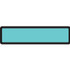 Spine Labels for Binders, Turquoise, 1 3/8H x 5 3/8 W, Removeable, 200/Roll - DR3252