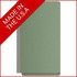 End Tab Pressboard Classification Folders, 1 Divider, Legal Size, Green, 10/Box
