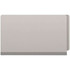 End Tab Pressboard Classification Folders, 2 Dividers, Legal Size, Type III Gray, 10 per Box