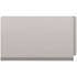 End Tab Pressboard Classification Folders, 3 Dividers, Legal Size, Type III Gray, 10 per Box
