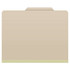 Classification Folders, 3 Dividers, Letter Size, Manila, 10/Box