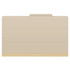 Classification Folders, 3 Dividers, Legal Size, Manila, 10/Box
