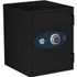 Black Phoenix Dual-Lock Fireproof Safe, 1.3 cu ft, with Key and Combination Lock, Door Closed, Ideal for Home and Office