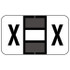 Jeter Alpha Labels 0200 Series Letter X Gray (JAAM-X)