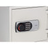 Off White Phoenix Digital Fireproof Safe, 0.66 cu ft, 1-Hour Rated, Compact Home and Office Safe with Digital Lock, close-up of the digital lock.