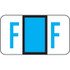 Jeter Alpha Labels Letter F Blue JRAM-F