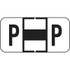 Jeter 2900 Label Letter P (500/Roll)