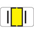 Jeter Alpha Labels, 7200-Series, 15/16 H x 1 5/8 W, Letter I, Yellow, 500/Roll