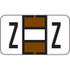 Jeter 7200 Series Labels Letter Z 500/Roll