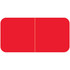 Jeter 9500 Solid Red Color Labels (500/Roll)