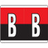 Kardex Alpha Label Letter B (500/Roll)