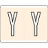 Kardex Alpha Label Letter Y (500/Roll)