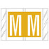 Col R Tab 12000 Label Letter M 500/Roll