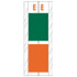 Acme Visible Label Letter E 4 x 1-1/2 102/Pack