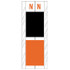Acme Visible Label Letter N 4 x 1-1/2 102/Pack