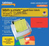 Tabbies Labels-U-Create Blank Labels, 1 3/4 H x 3 1/4 W, Fluorescent Red, 100/Pack
