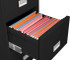 Phoenix LGL4W31 with Legal Size Files - This is how the cabinet is designed to be used. Legal-size file folders hang directly on the drawer body.