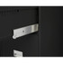 Close-up of Phoenix LTR2W25 black drawer side showing lock mechanism and suspension slide