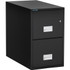 Phoenix LTR2W Letter Size Fireproof File Cabinet, 2-Drawer, Letter Size, 31" Deep, Black, Closed