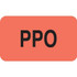 Insurance Labels, PPO, 7/8" H x 1-1/2" W, Fl. Red, 250/Roll (MAP1330)
