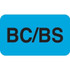 Insurance Labels, BC/BS, 1-1/2 x 7/8, Lt. Blue, 250/Roll (MAP1650)