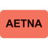 Insurance Provider Labels, AETNA, 7/8 H x 1-1/2 W, Fluorescent Red, 250/Roll