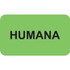 Insurance Provider Labels, Humana, 7/8 H x 1-1/2 W, Fluorescent Green, 250 per Roll