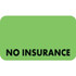 Insurance Labels, No Insurance, 250/Box (MAP2870)