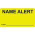 Name Alert DOB Stickers 1-3/4 H x 3-1/4 W Chartreuse 250 Roll
