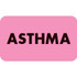 Medical Chart Labels, Asthma, 1-1/2 x 7/8, Fl. Pink, 250/Roll (MAP3520)