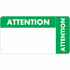 Attention Medical Alert Stickers 1-3/4 H x 3-1/4 W White Green 250 Roll