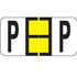 Reynolds & Reynolds Alpha Label, Letter P