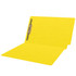 Colored Folders, End Tab, Legal Size, 3/4" Expansion, Fastener Position 1, 14pt Yellow, 50/Box