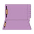 Colored Folders, End Tab, Legal Size, 3/4" Exp, Fastener Pos 1/3, 14pt Lavender, 50/Box