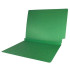 Colored End Tab Folders, 1-1/2 Expansion, Letter Size, Green, 50/Bx