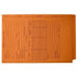 Foreign Patent Application Folders, End Tab, Tri-Fold, Printed 2-Sides, Orange, 25/Box