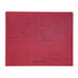 Red Letter Size Auto Dealer Jacket with Front Printed, 11 pt Red Stock, Packaged 100/box