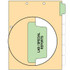 Chart Dividers, Side Tab, Position 1, Lab/Special Reports, Lt Green, 100/Box